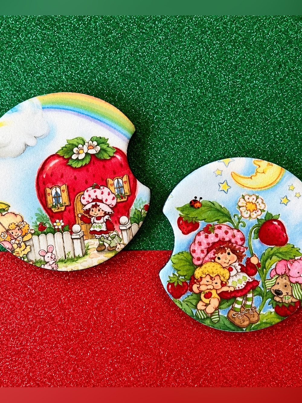COPY - strawberry shortcake car coasters
